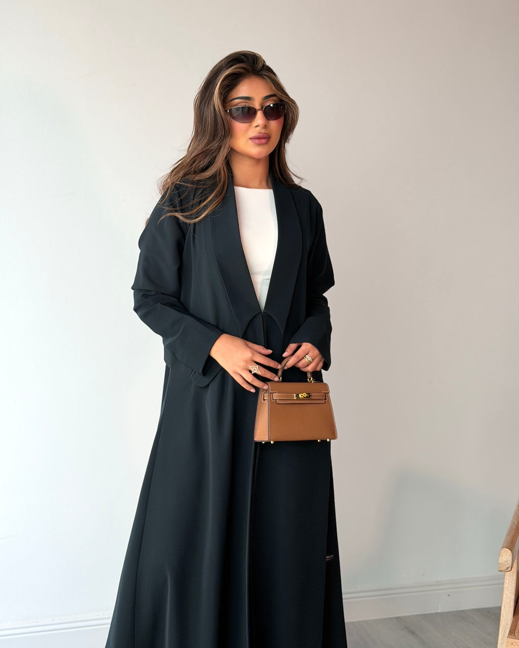 Dark Green Blazer Abaya
