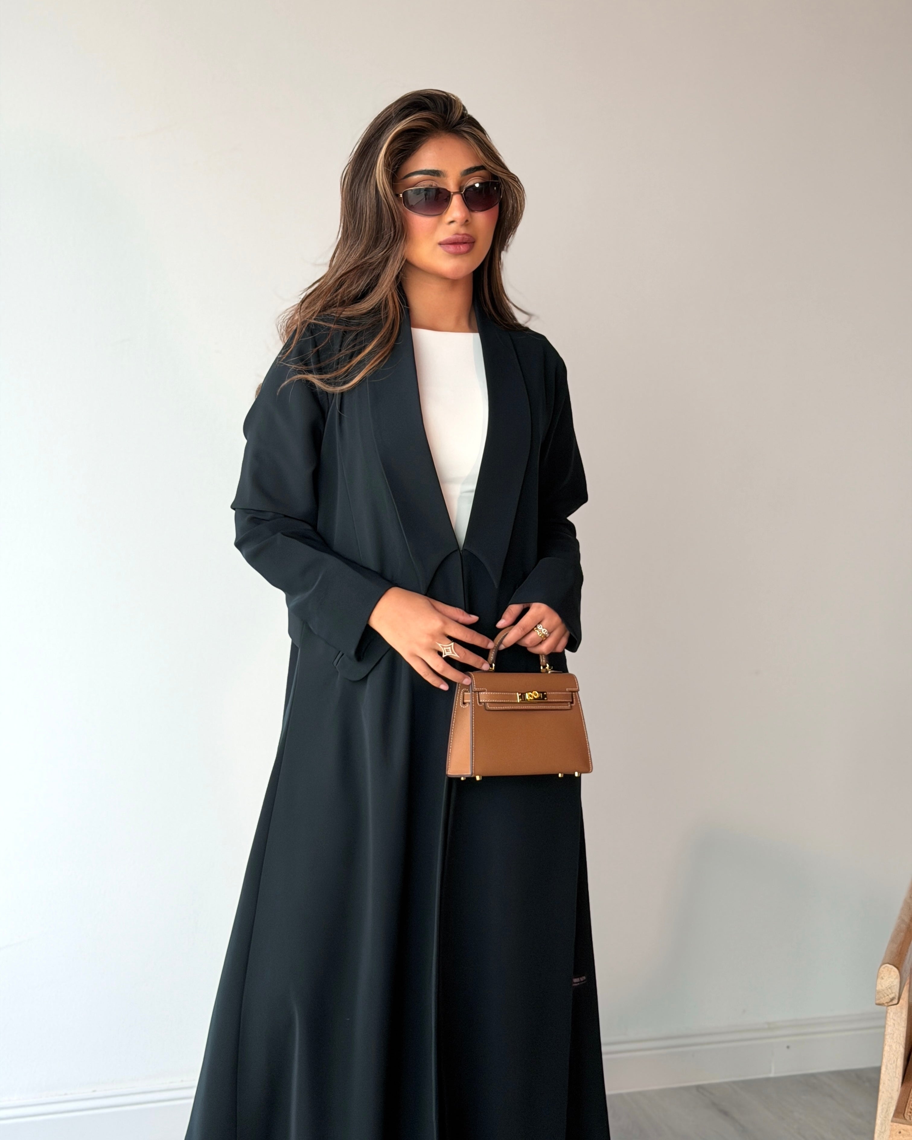 Dark Green Blazer Abaya