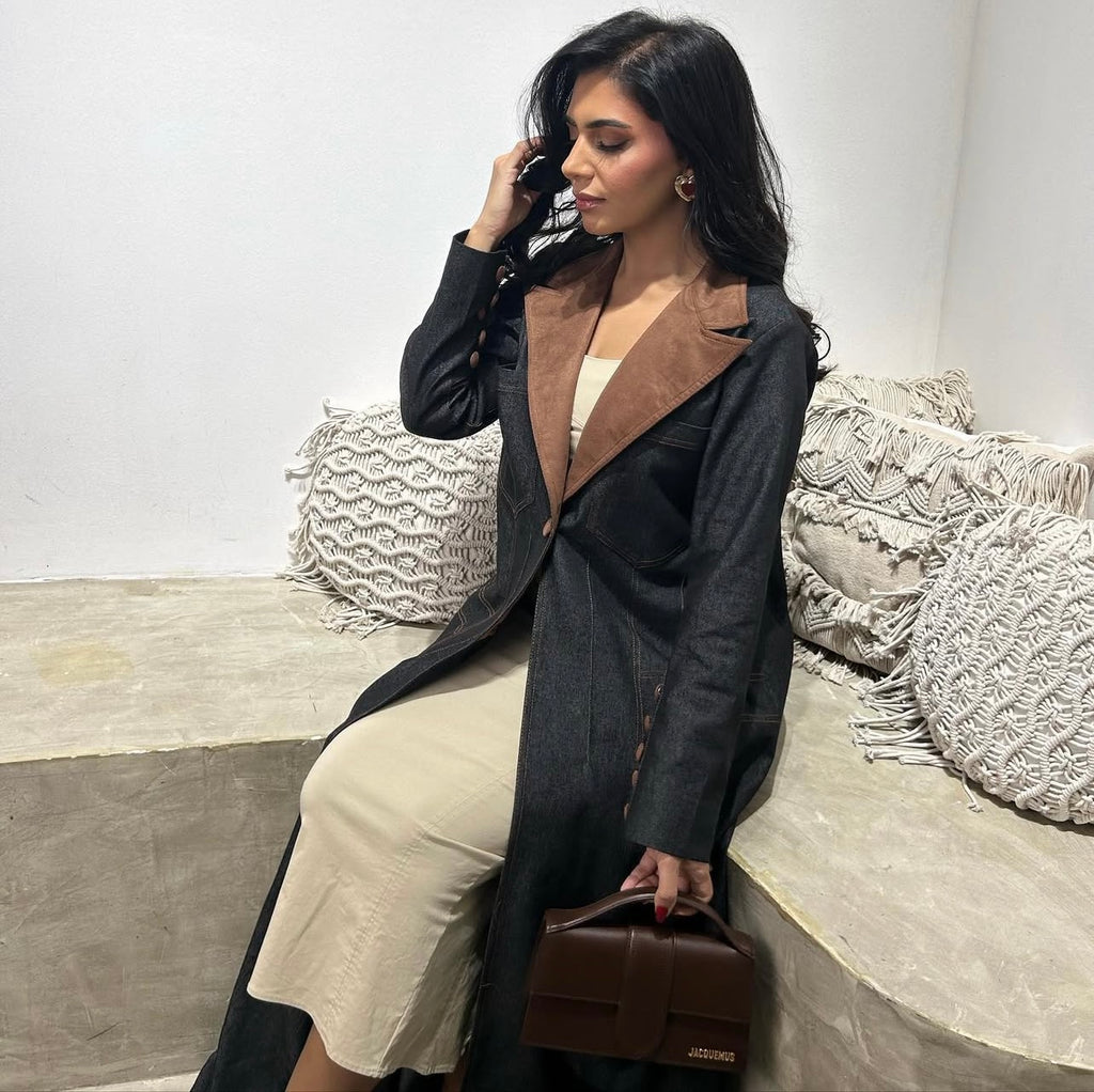 Jeans With Shamwa Abaya