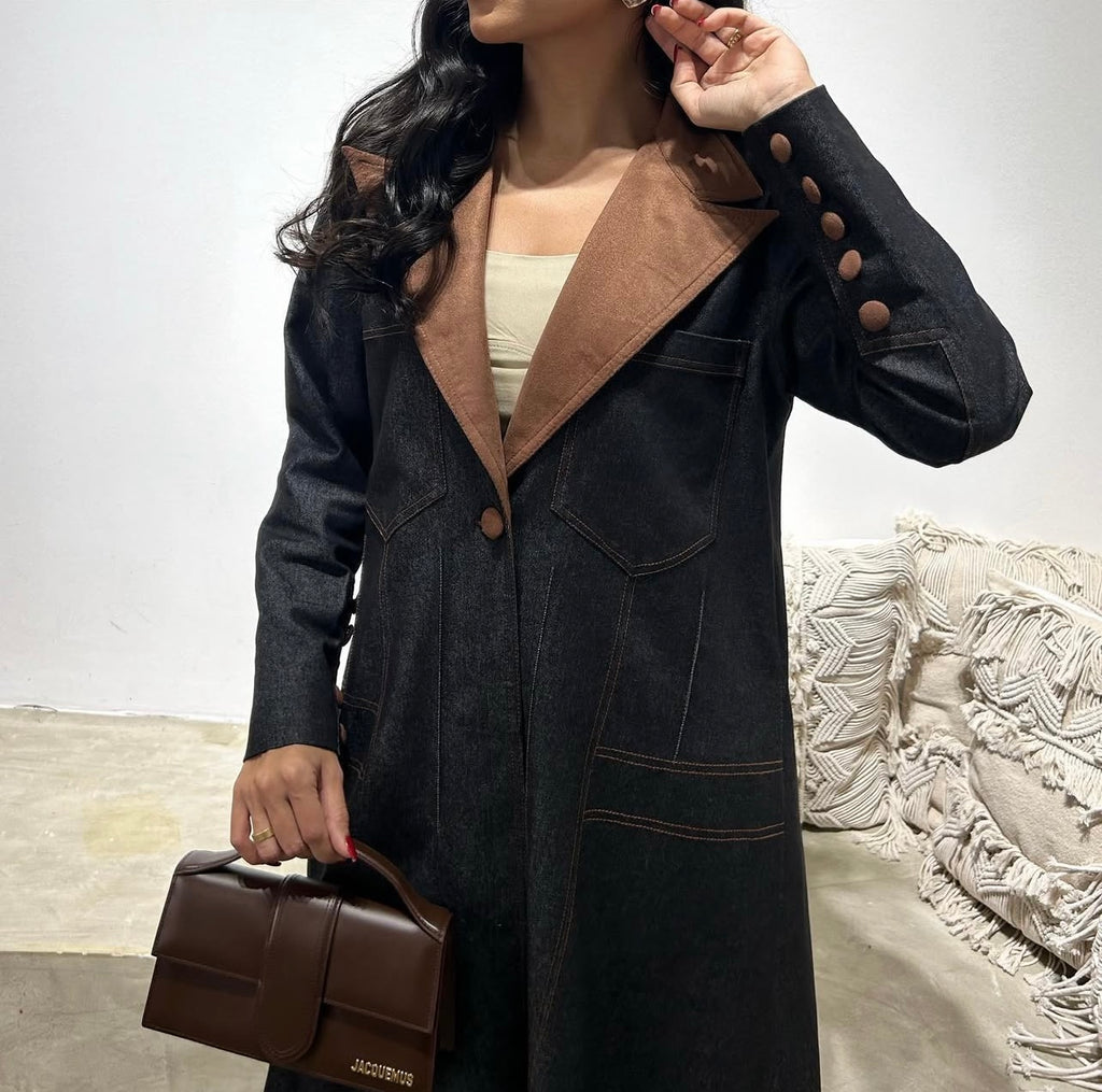 Jeans With Shamwa Abaya