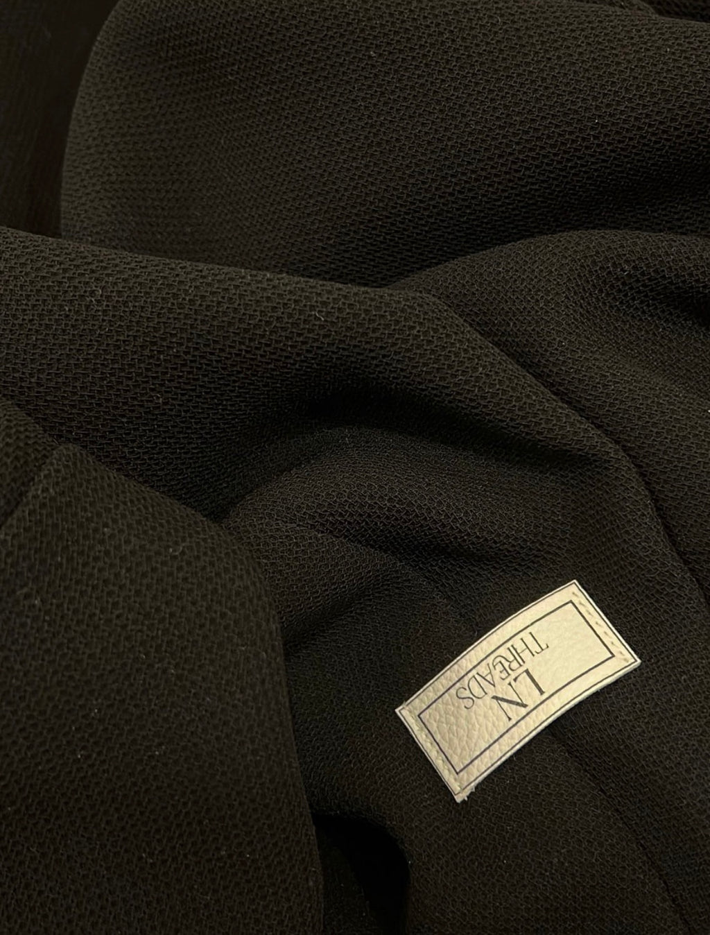 Black Crepe With Embroidery Abaya