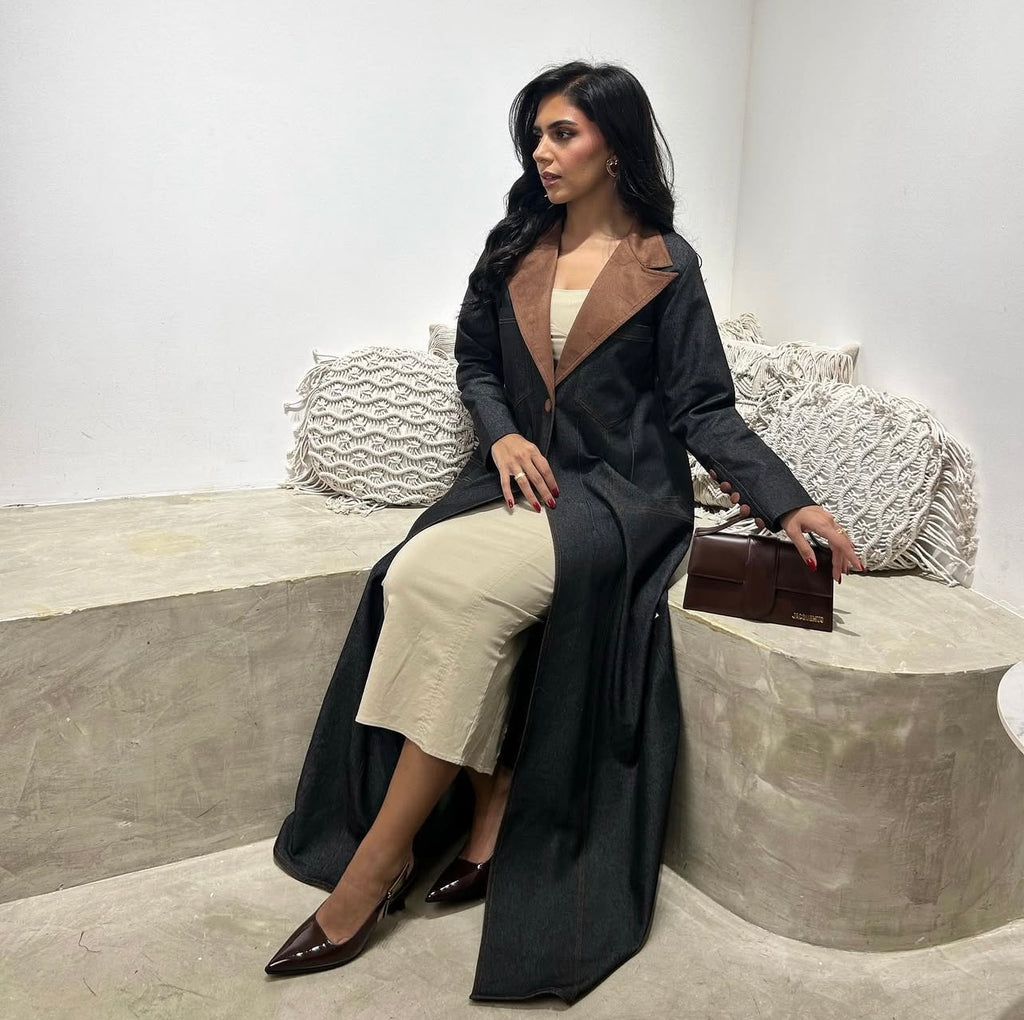 Jeans With Shamwa Abaya
