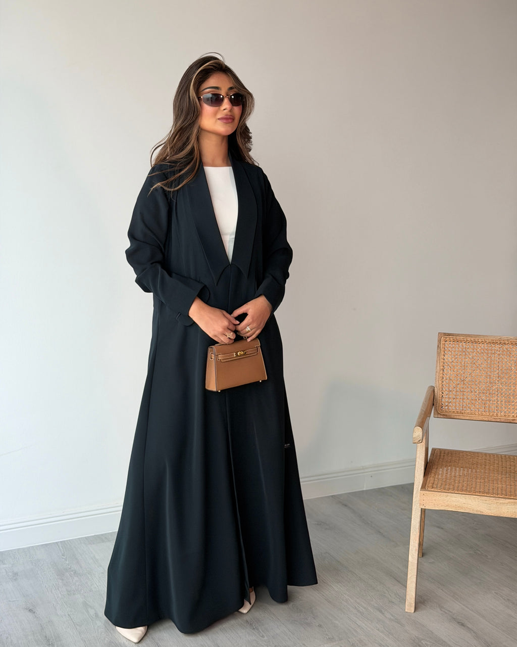 Dark Green Blazer Abaya