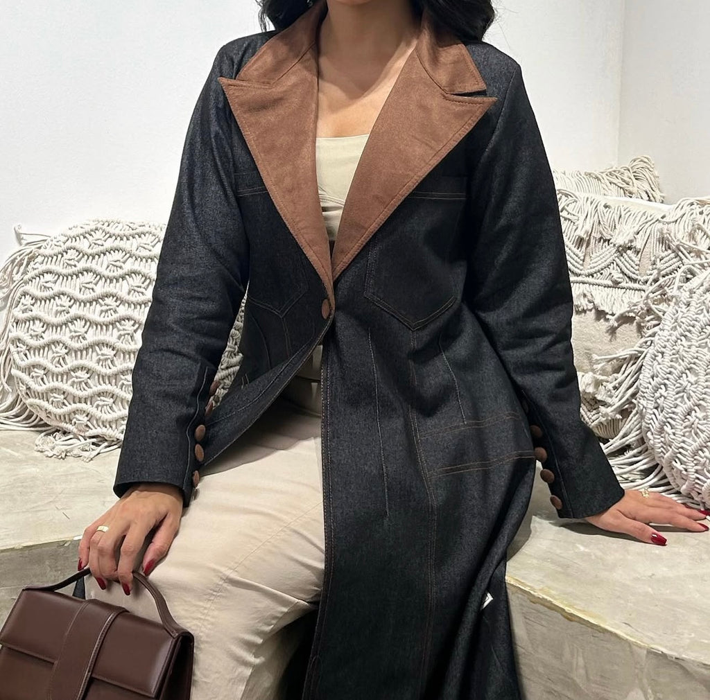 Jeans With Shamwa Abaya